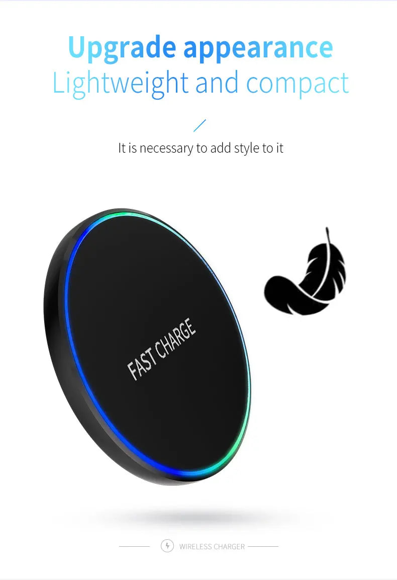 Wireless Charging Pad – Fast Charge for Phone, Watch & Earphones