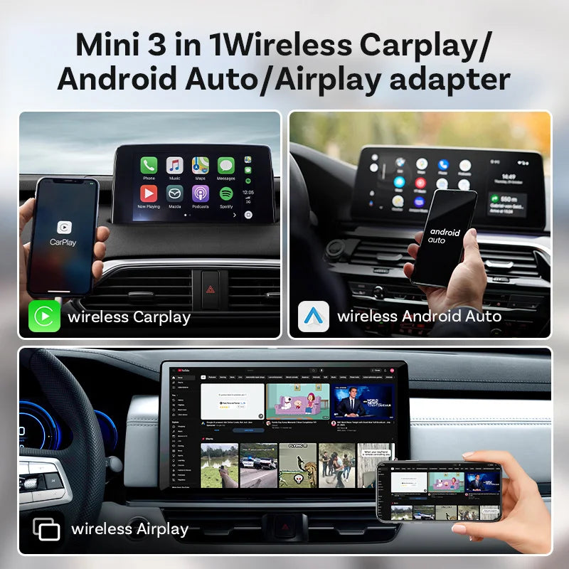 Mini Air – Wireless CarPlay & Android Auto Adapter