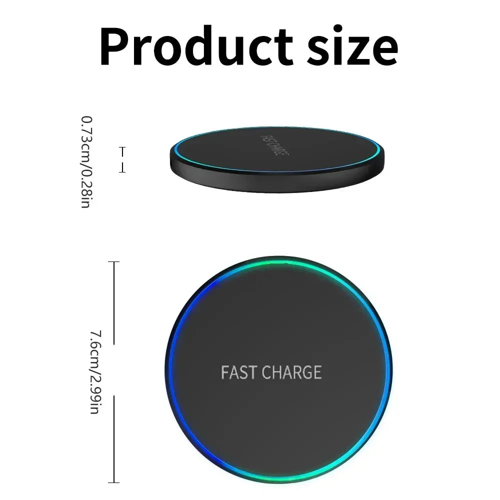 Wireless Charging Pad – Fast Charge for Phone, Watch & Earphones