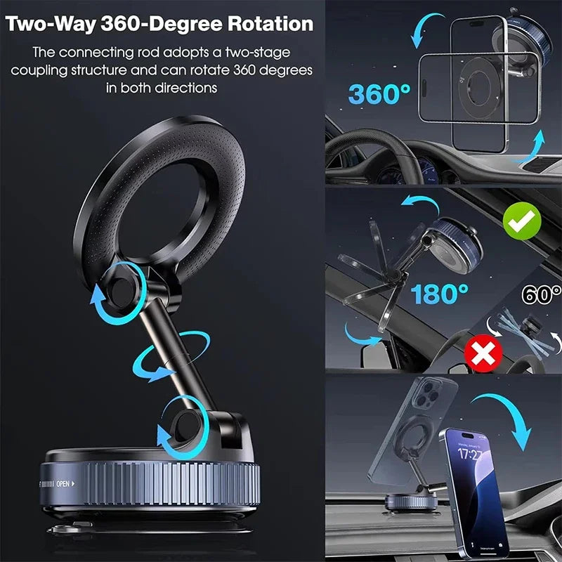 Magnetic Car Phone Holder – 360° Universal Mount